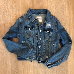Denim Jean Jacket - Distressed